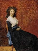 Jacques-Louis David Portrait of Madame Marie Louise Trudaine oil painting on canvas